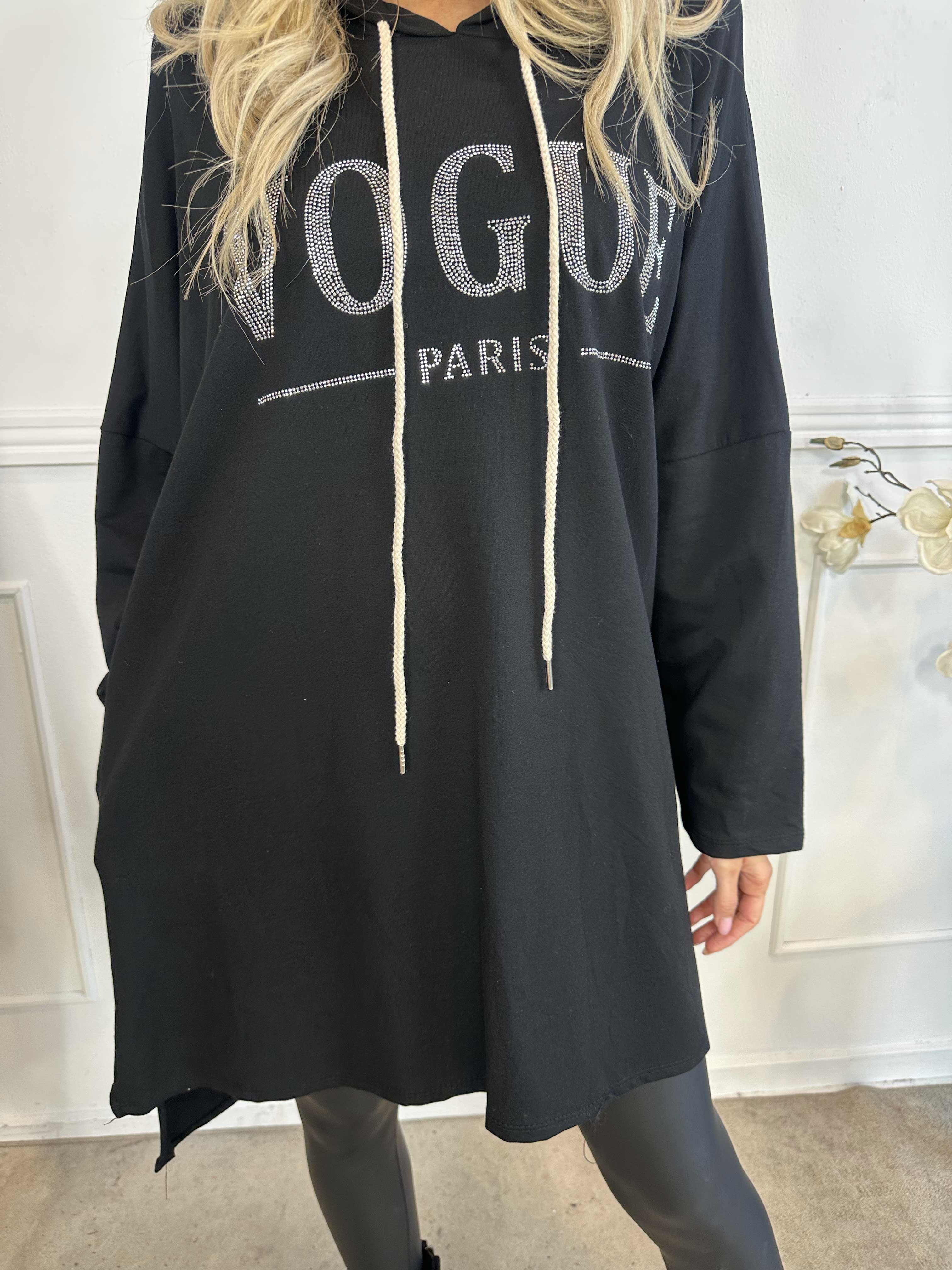 Vogue Hoodie - Hoodie kjole med similisten